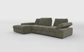 Savazza 4 Seater Sofa with Adjustable Back Rest Left Hand Facing Lounger