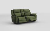 Savio 2 Seater Power Recliner Sofa with Console