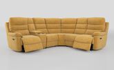 Ossett 2 Corner 2 Power Sofa with Left Hand Facing Console & Head Tilt