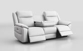 Poggiolo 3 Seater Power Recliner Sofa with Table 