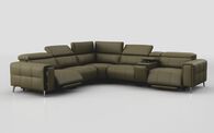 Casetti 2 Corner 2 Power Recliner Sofa Right Hand Facing Console with Power Head Tilt & Storage Arm | Casetti Sofa Range | ScS