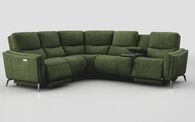 Valbiano 2 Corner 2 Power Recliner with Right Hand Facing Console | Valbiano Sofa Range | ScS