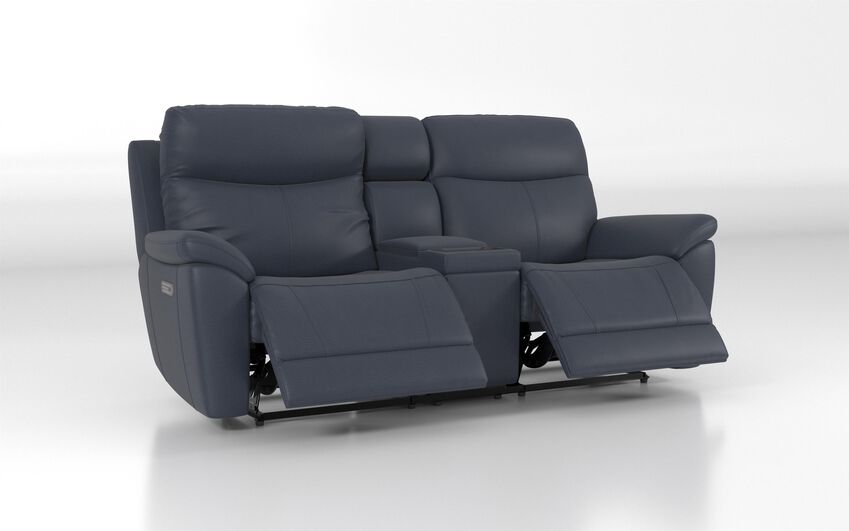 Eldwick 3 Seater Power Recliner Sofa Console & Head Tilt