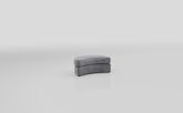 Living Esme Fabric Large Twister Footstool