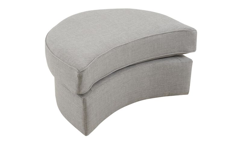 Hugo Fabric Large Twister Footstool | Hugo Sofa Range | ScS