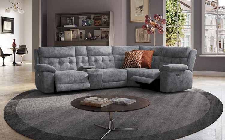 Belford 3 Corner 1 Power Recliner Sofa with Console | Belford Sofa Range | ScS