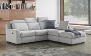 Crostolo 4 Seater Left Hand Facing Power Recliner Sofa