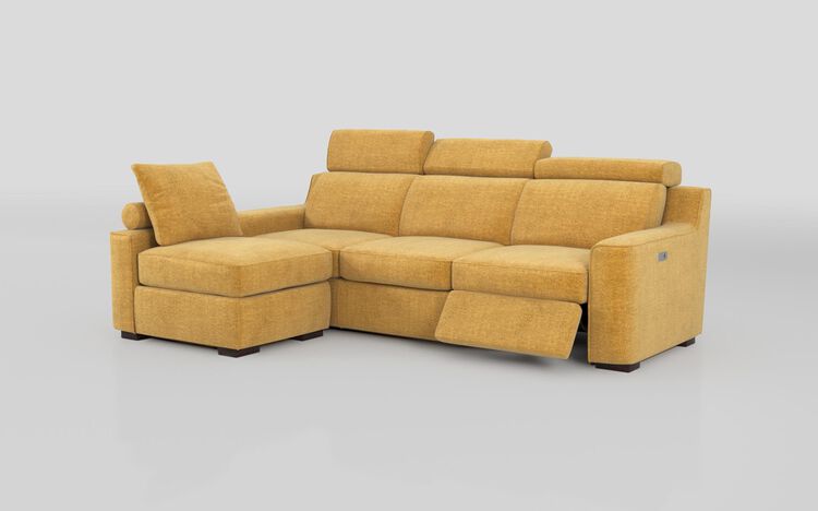 Crostolo 1 Corner 3 Right Hand Facing Power Recliner and Left Hand Facing Chaise Sofa | Crostolo Sofa Range | ScS