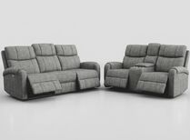 Calisese 3 Seater Power Recliner Sofa & 2 Seater Power Recliner Sofa with Console | Calisese Sofa Range | ScS
