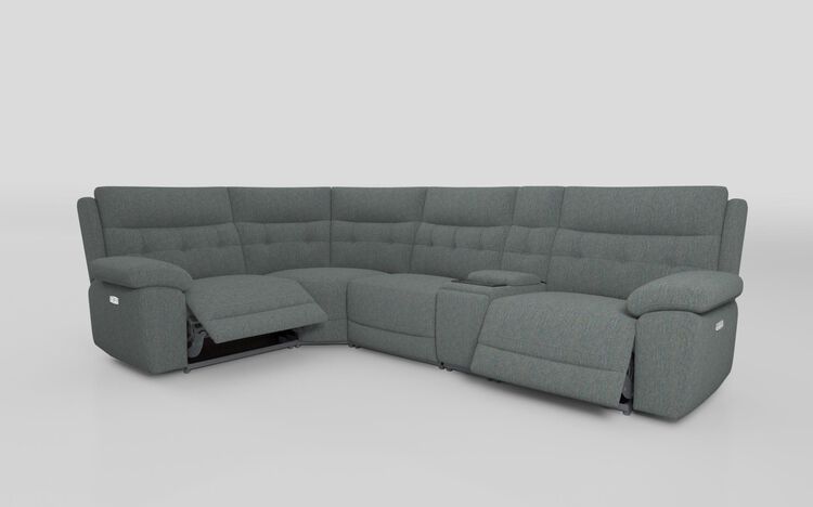 Belford 1 Corner 3 Power Recliner Sofa with Media Console | Belford Sofa Range | ScS