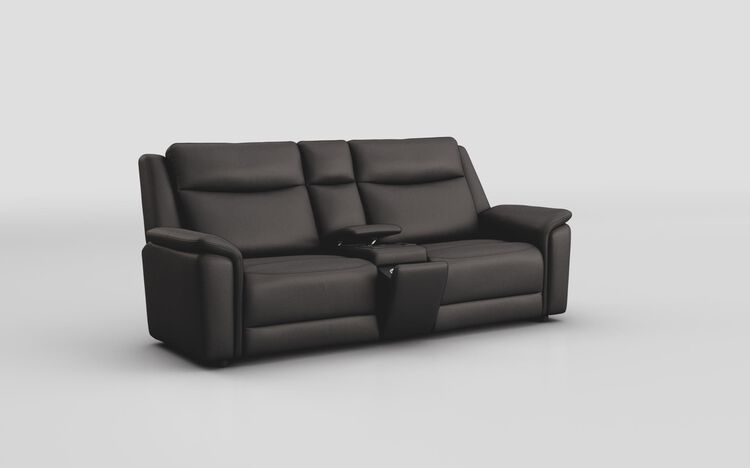 Savio 3 Seater Sofa with Media Console & Black Charging Pad | Savio Sofa Range | ScS