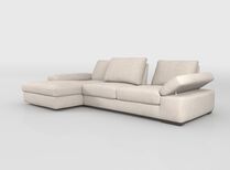 Savazza 4 Seater Sofa with Adjustable Back Rest Left Hand Facing Lounger | Savazza Sofa Range | ScS