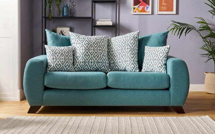 Aspen Fabric 3 Seater Scatter Back Sofa | Aspen Sofa Range | ScS