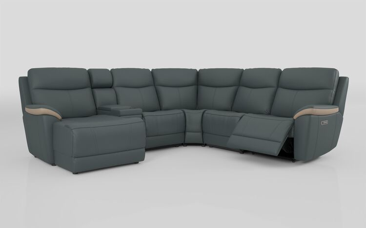 Eldwick 3 Corner 3 Right Hand Facing Power Left Hand Facing Console & Chaise Sofa with Head Tilt & L | Eldwick Sofa Range | ScS