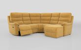Ossett 2 Corner 2 Right Hand Facing Chaise Left Hand Facing Power Sofa with Head Tilt
