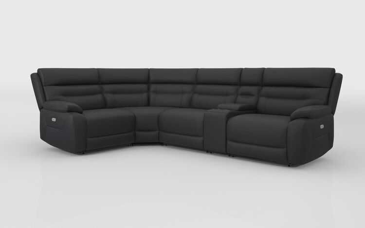 Fenton 1 Corner 3 Power Recliner Sofa with Media Console | Fenton Sofa Range | ScS