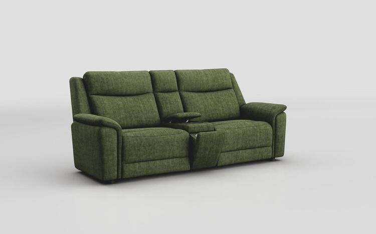 Savio 3 Seater Power Recliner Sofa with Media Console & Silver Charging Pad | Savio Sofa Range | ScS