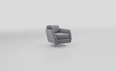Living Esme Fabric Plain Swivel Chair