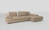 Savazza 4 Seater Sofa with Adjustable Back Rest Right Hand Facing Lounger