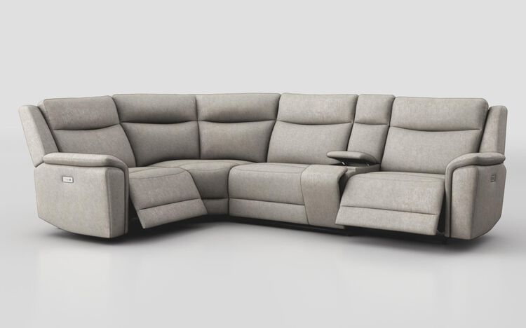 Savio 1 Corner 3 Power Recliner Sofa with Power Console | Savio Sofa Range | ScS
