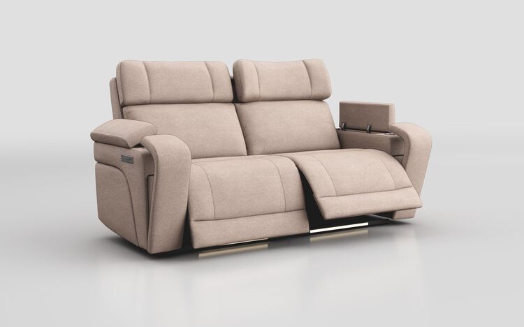 Adstock 3 Seater Power Recliner Sofa with Power Head Tilt, Lumbar, Massage, Audio, Heat & LED Lights | Adstock Sofa Range | ScS