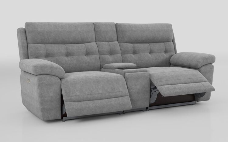 Belford 3 Seater Power Recliner Sofa with Media Console and Power Head Tilt | Belford Sofa Range | ScS