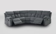 Tobias Fabric 2 Corner 2 Manual Recliner Sofa