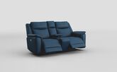 Savio 2 Seater Power Recliner Sofa with Console