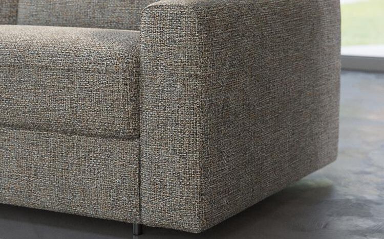 Barete Slim Arm 4 Seater Sofa Bed with Left Hand Facing Large Lounger | Barete Sofa Range | ScS