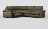 Crociale 1 Corner 3 Sofa Bed with Left Hand Facing Single Power Recliner