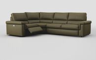 Crociale 1 Corner 3 Sofa Bed with Left Hand Facing Single Power Recliner | Crociale Sofa Range | ScS