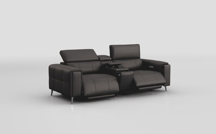 Casetti 3 Seater Power Recliner Sofa with Console & Power Head Tilt | Casetti Sofa Range | ScS