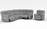 Belford 3 Corner 1 Power Recliner with Media Unit and Power Head Tilt & Power Chair with Head Tilt | Belford Sofa Range | ScS