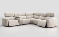 Oriolo 2 Corner 2 Power Recliner with Left Hand Facing Console & Head Tilt | Sofas | ScS