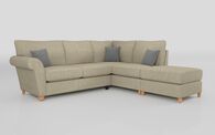 Aurora Fabric 2 Corner 1 Right Hand Facing Chaise Standard Back Sofa | Aurora Sofa Range | ScS