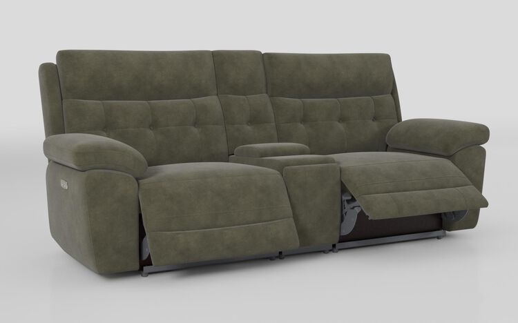 Belford 3 Seater Power Recliner Sofa with Console and Power Head Tilt | Belford Sofa Range | ScS
