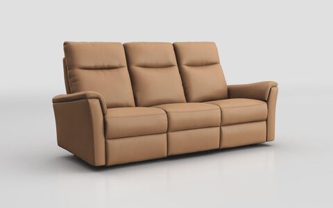 Cream Fabric Fusignano 3 Seater Sofa