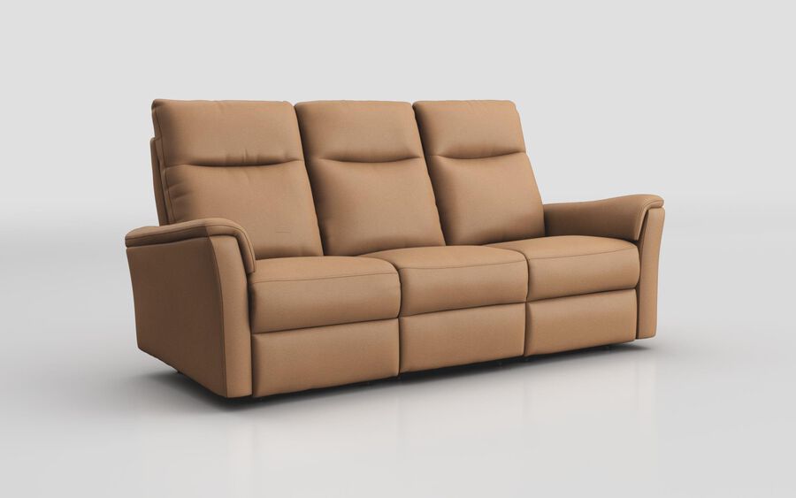 Cream Fabric Fusignano 3 Seater Sofa