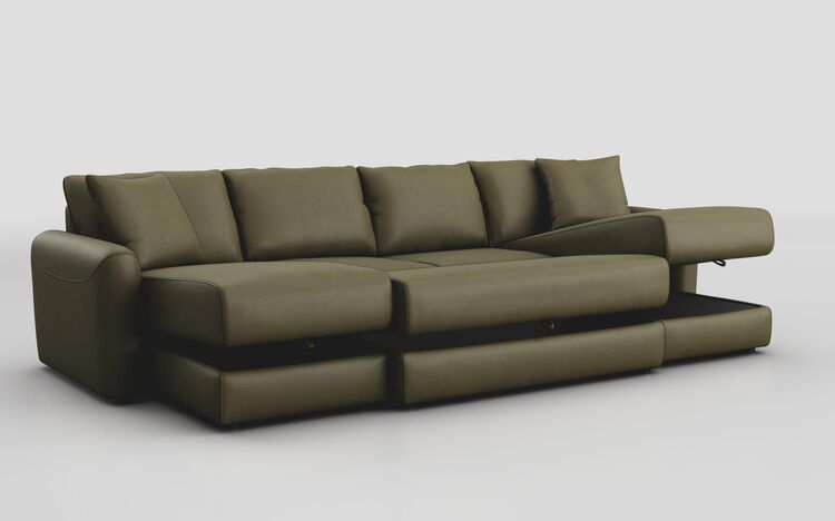 Campigna Large Double Storage Lounger Sofa with Storage Footstool | Campigna Sofa Range | ScS
