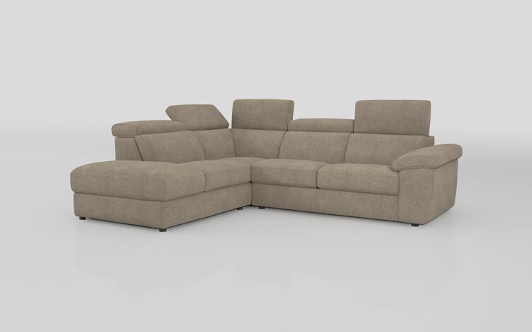 Norbello 2 Corner 3 with Sofa Bed and Left Hand Facing Chaise with Storage | Norbello Sofa Range | ScS