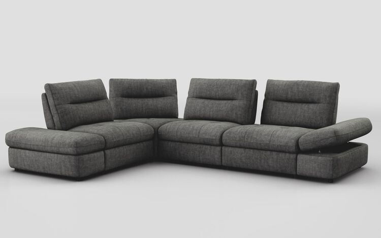 Albareto 1 Corner 2 Sofa with Manual Sliding Backs & Storage Arms | Albareto Sofa Range | ScS