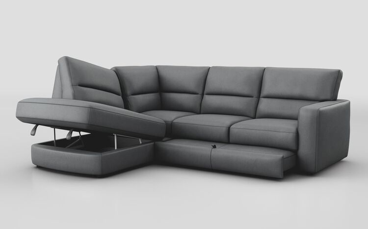 Tredozio 2 Corner 3 with Right Hand Facing Sliding Footrest & Left Hand Facing Chaise with Storage | Tredozio Sofa Range | ScS