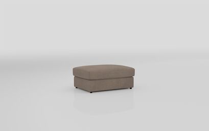 Aspen Fabric Plain Top Banquette Footstool | Aspen Sofa Range | ScS