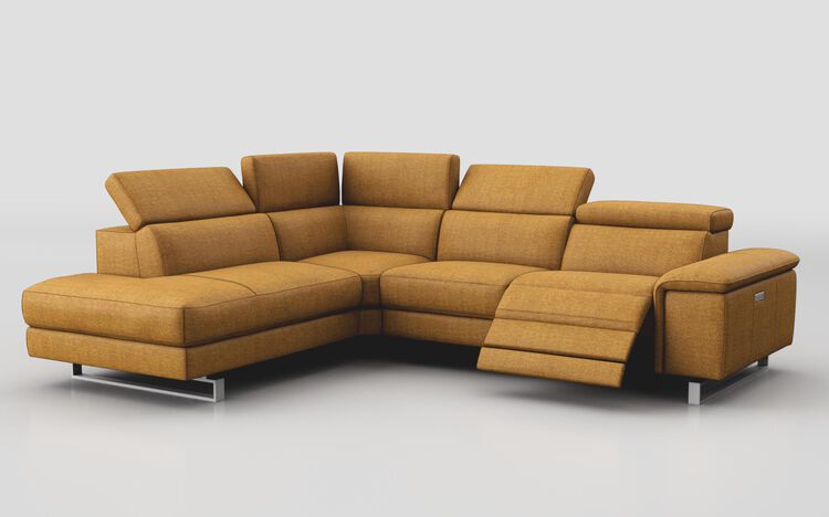 Viserba 2 Corner 3 RHF Power Recliner with Power Head Tilt & LHF Chaise with Manual Head Tilt | Viserba Sofa Range | ScS