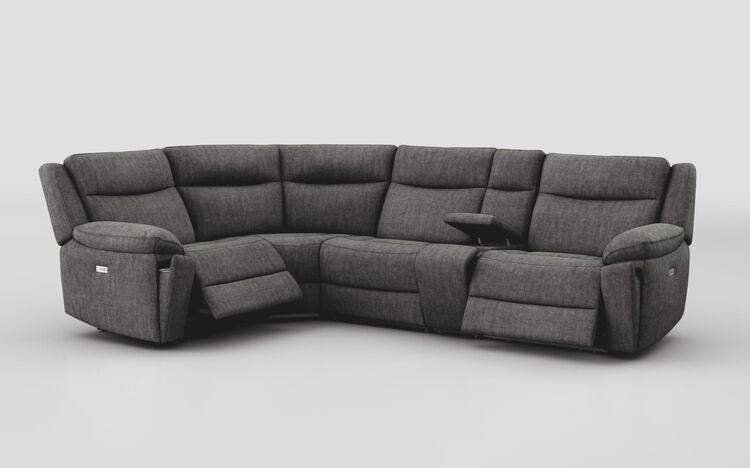 Villa 1 Corner 3 Power Recliner Sofa with Console | Villa Sofa Range | ScS