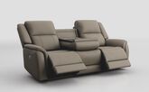 Meleto 3 Seater Power Recliner Sofa & Table