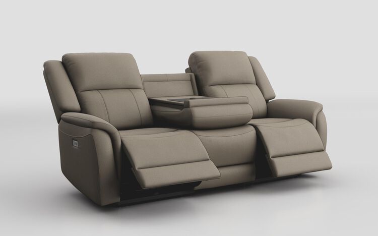 Meleto 3 Seater Power Recliner Sofa & Table | Meleto Sofa Range | ScS