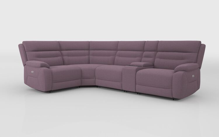 Fenton 1 Corner 3 Power Recliner Sofa with Media Console | Fenton Sofa Range | ScS
