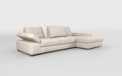 Savazza 4 Seater Sofa with Adjustable Back Rest Right Hand Facing Lounger | Savazza Sofa Range | ScS