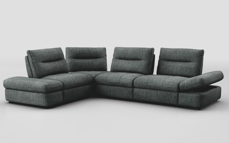 Albareto 1 Corner 2 Sofa with Manual Sliding Backs & Storage Arms | Albareto Sofa Range | ScS